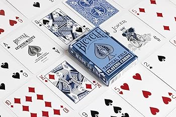 Bicycle Tactical Field Playing Cards, Navy Blue and Special
